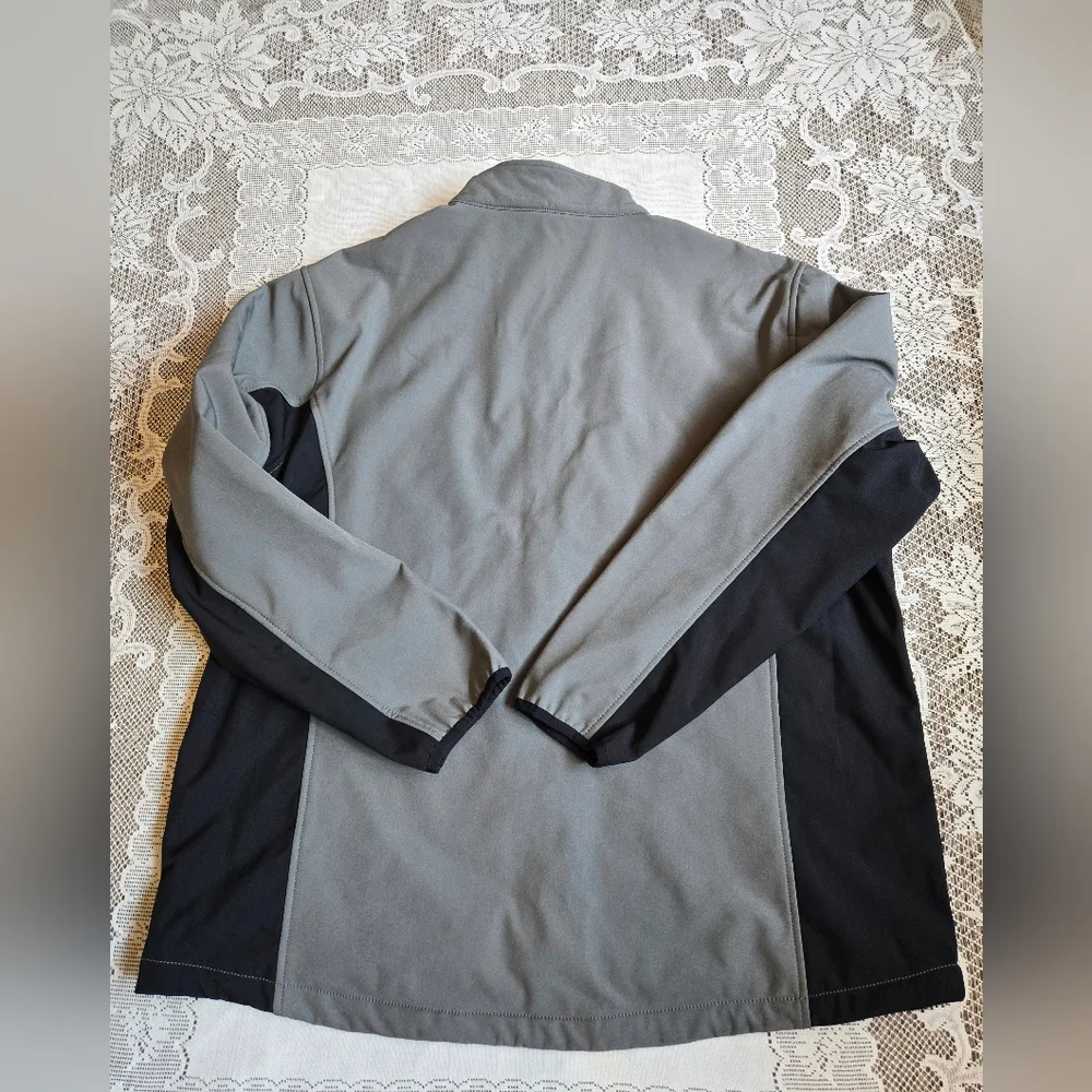 Clique Men's Gray and Black Performance Jacket Size XL